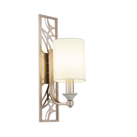 Bra Maytoni H005WL-01BG, 1HE14, 40W, 20x15x42 cm, cream color with gold-1