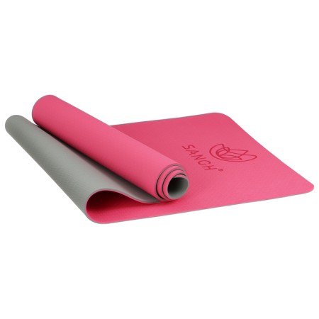 Sangh yoga rug, 183x61x0.6 cm, pink/gray color-2