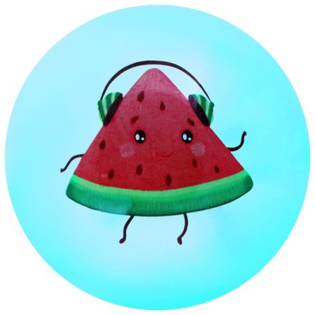 Children's ball "watermelon", d = 22 cm, 60 g, color mix-8
