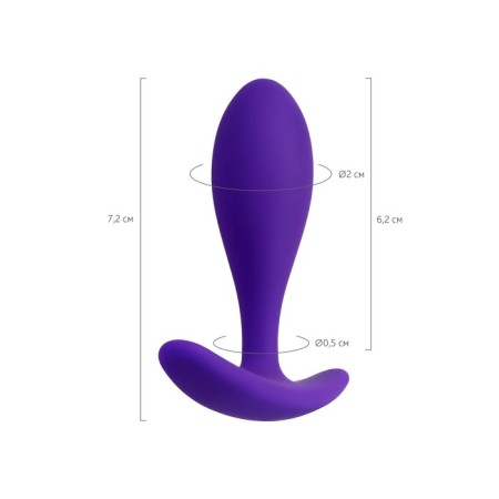 Anal sleeve of little little cuts, waterproof, silicone, purple, 7.2 cm, Ø 2 cm-7