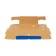 Archive box with A4 Calligrata valve, 150 mm, microhofrocardon, up to 1,400 sheets, blue