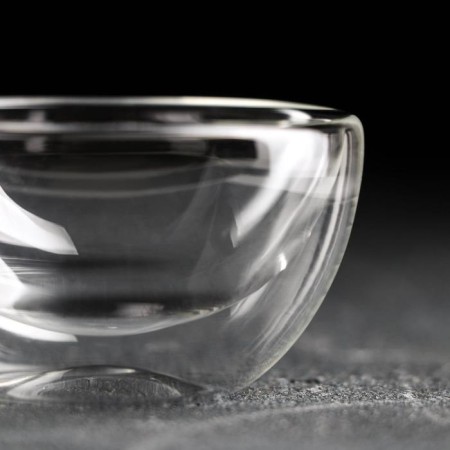 Glass Pian for a tea ceremony with double walls Magistro "Sakura", 50 ml-2
