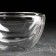 Glass Pian for a tea ceremony with double walls Magistro "Sakura", 50 ml