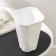 Pot for flowers "Rose", 2 l, d = 14 cm, white color