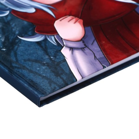 Universal diary for grades 1-11 anime scarf, solid cover, glossy lamination, cheat sheet, 48 sheets-2