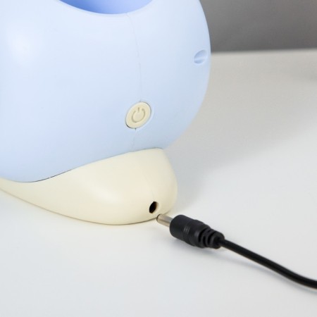 Table lamp "Snail" LED 1 mode 4.2W USB blue 8.5x13x29 cm Risalux-9