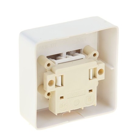 SE switch SE "Hit", 6 A, 1 key, IP20, invoice, white, VA16-131-B-1