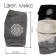 A set of children's knee pads, 2 pcs., Mix black/gray