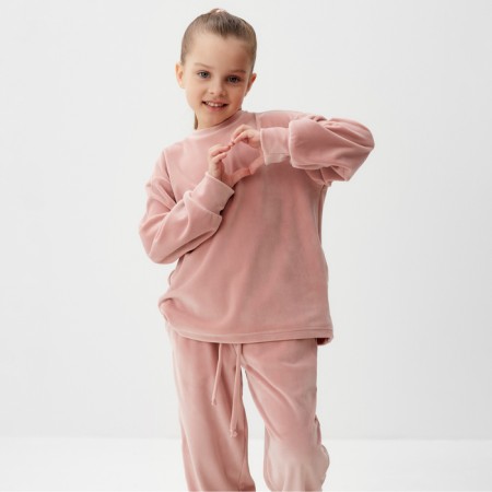 Kidshot costume (sweatshirt, trousers) KAFTAN PLUSHY R.34 (122-128), pink-13