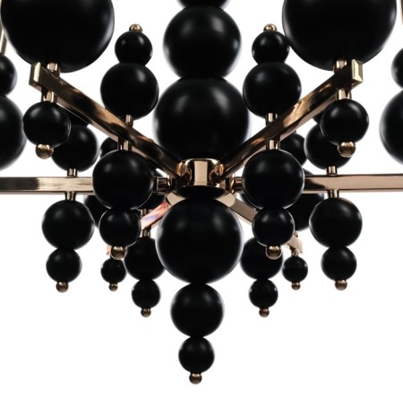 Siena chandelier 6he14 40W black and gold 60x60x117 cm-8