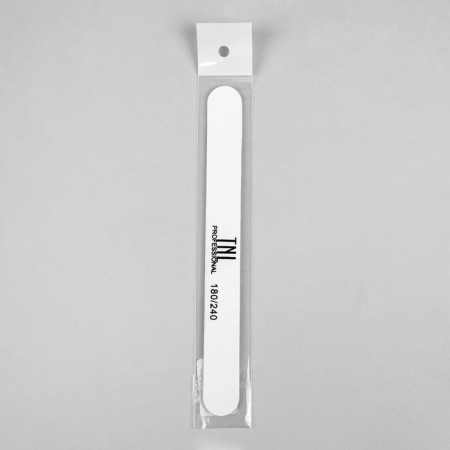 File - emery, on a wooden basis, abrasiveness 180/240, 18 cm, white color-1