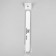 File - emery, on a wooden basis, abrasiveness 180/240, 18 cm, white color