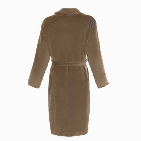 Lovelife robe "Cozy" color is gray-brown, size l, microfiber, 100% p/e, 250 g/m2-10