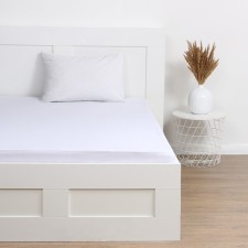 Knitwood sheet on the elastic band 160x200x20cm, the color of the ecruil, the culinary, 115g/m 100% cotton