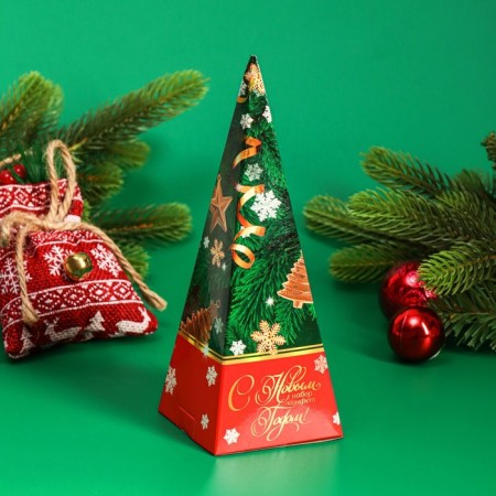 A set of chocolate sweets "Christmas tree", green 105 g