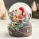 Souvenir Polystone Water Ball "Santa Claus with Olesha in the forest" 7x7x9 cm