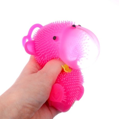 Bear Children's rubber hornet light "Bear", Mix colors, in showbox-4