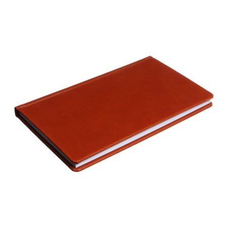 Lowed A6, 64 sheets, on the stitch, artificial leather cover, light brown-1