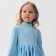 Платье для девочки MINAKU: Cotton collection цвет голубой, рост 122