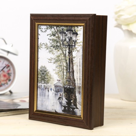 Key of the Barcelona Lights 15x21 cm Wenge-7