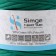 Knitted yarn secondary 90% cotton, 10% p/e, 100m/450 ± 50 g (emerald) mix