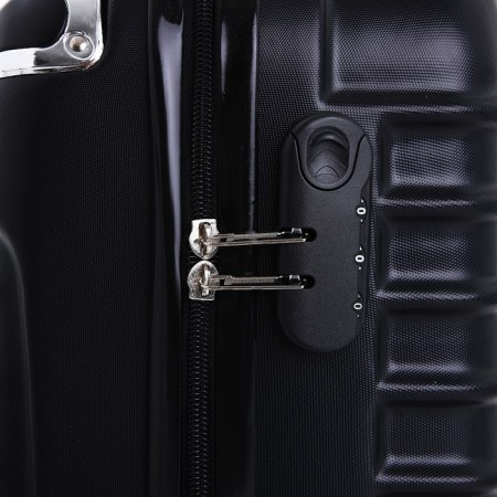 Small suitcase 20 ", lightning department, code castle, black color-6