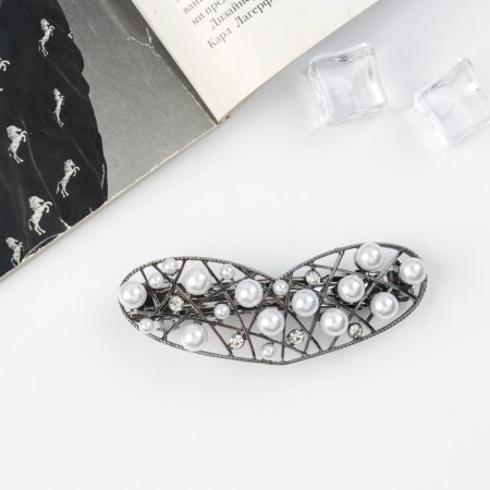 Hair hair clip "Iskra" heart, 9 cm