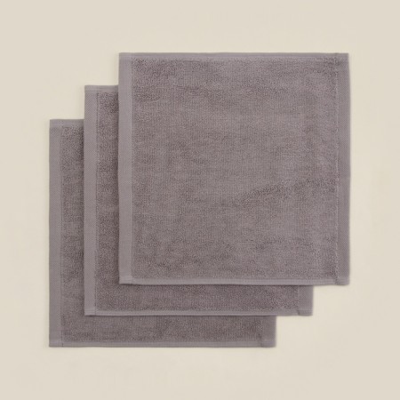 Set of napkins SL Home: Basic "Soft Mist" 30x30 cm - 3 pcs., 100% cotton, 530 g/m2