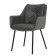 Allar chair, 580 × 520 × 850 mm, eco -leather, matting, color gray color