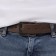 Belt buckle, 6 × 5 cm, 40 mm, black nickel color