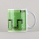 New Year. Ceramic "snake" mug, 320 ml