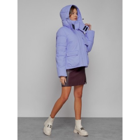 Winter jacket, size 50, purple color-5