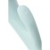 Unrealistic vibrator Satiffyer Triple OH, 24 cm, silicone, blue color