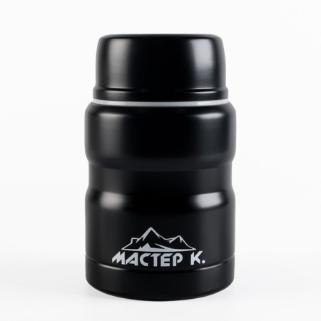 Thermos for food "Master K", 500 ml, retains heat 8 hours, 10 x 15.5 cm, black-1
