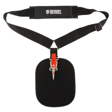 Denzel 96368 trimmers belt, universal, with thigh protection, quick -detachable carbine-1