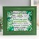 Key closed "Rules of our house" 26.5x31.5 cm green