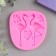 Mold Silicon "Flamingo and Palm leaves" 5 objects