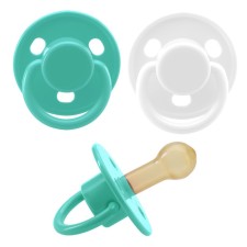Nipple-dummy latex curtains, from 6 months, 2 pcs.
