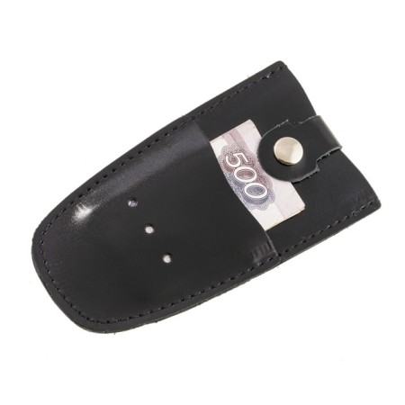 Key on the button, length 11.5 cm, black color