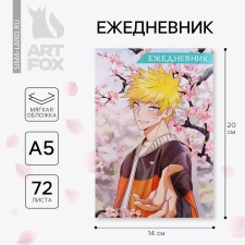 Diary in the thin cover A5, 72 sheets of 