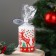 New Year's Candle-Cylinder "Scandinavian patterns. Olenenok", 6x10 cm, 30 hours, 227 g
