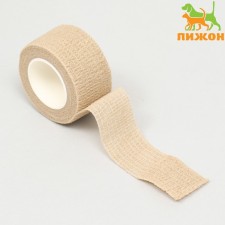 The bandage is self -fixed with a bitter impregnation, 2.5 cm, max. Extensibility 4.5 m, beige