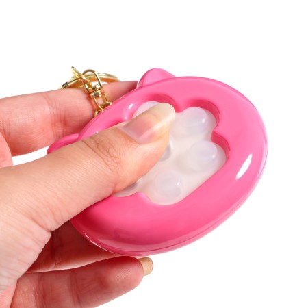 Developing toy "meow" on a key fob, species mix-3