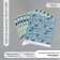 Scrapbooking paper bilateral "avocado" density 180 grams set 10 pcs 15.5x17 cm