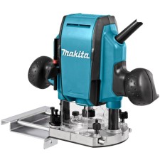 Makita RP0900K milling cutter, 900 watts, 27000 rpm, 35 mm stroke, tsang 6/8 mm, case