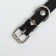 A collar with blunt spikes 38 x 1.5 cm, Osh 26-33, frost-resistant PU, black