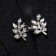 Circum for the cardigan "Vetochka", white color in silver