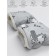Clus on the handle of the stroller Amarobaby Snowy Travel "Dinosaurs", the color is gray