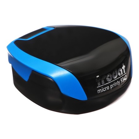 Pocket -pocket Trodat Micro Printy 9342, diameter 42 mm, blue case-1