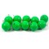 Cargo Cheburashka painted collapsible Yaman 10 pcs., 40 g, green
